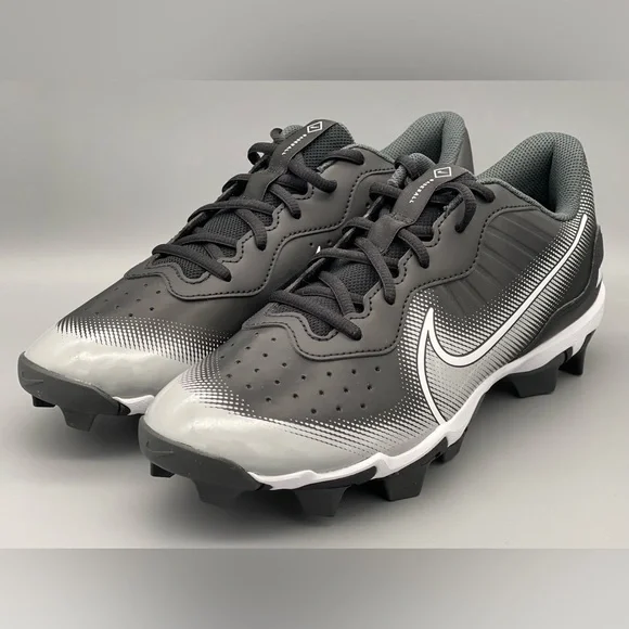 Nike Alpha Huarache 4 Keystone Men\'s Baseball Cleats Black DJ6524-001 Size 12 Nike Alpha Huarache 4 Keystone Black White Grey DJ6524-011  main image 4